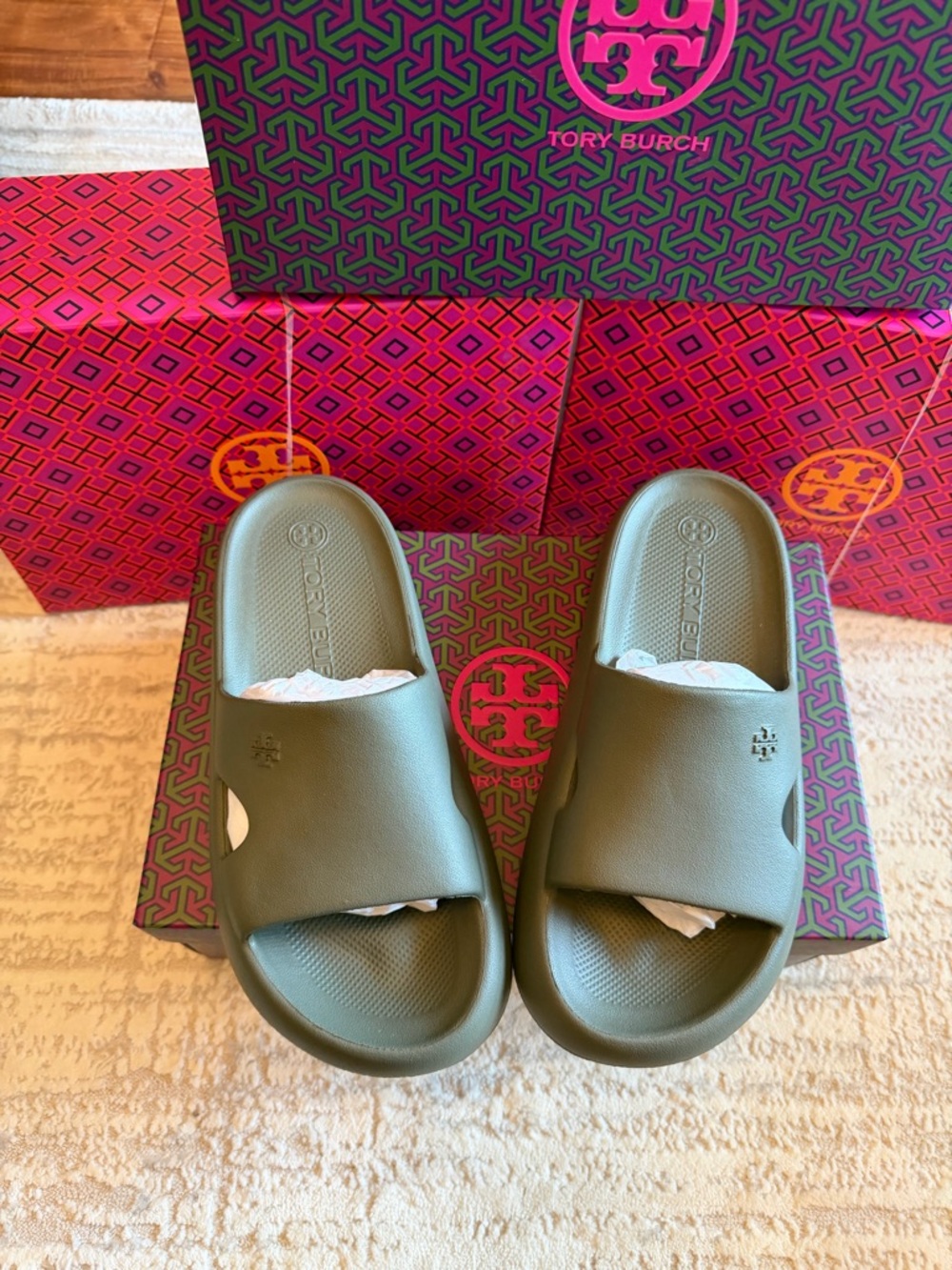 Tory Burch Shower Slide Sandals